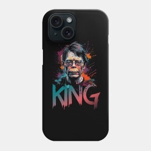 Stephen King portrait Phone Case