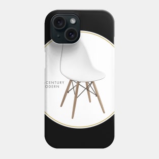 Mid-Century Modern White Chair Phone Case