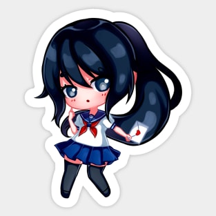 Osana Najimi chibi  Yandere simulator, Yandere simulator fan art, Yandere