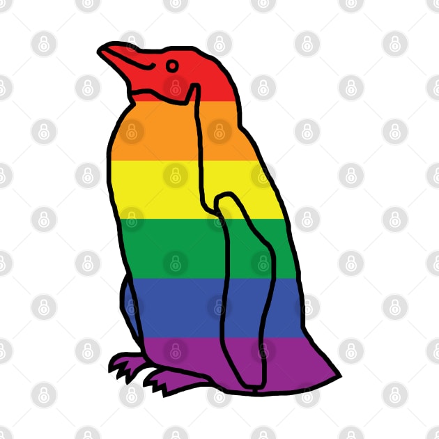Pride Little Penguin by ellenhenryart