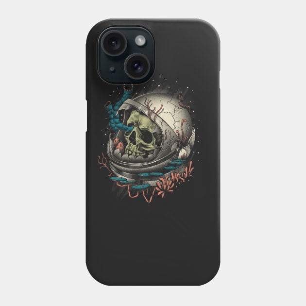 Space Decay Phone Case by Vincent Trinidad Art