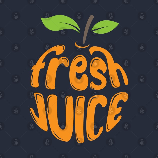 fresh juice typography by Mako Design 