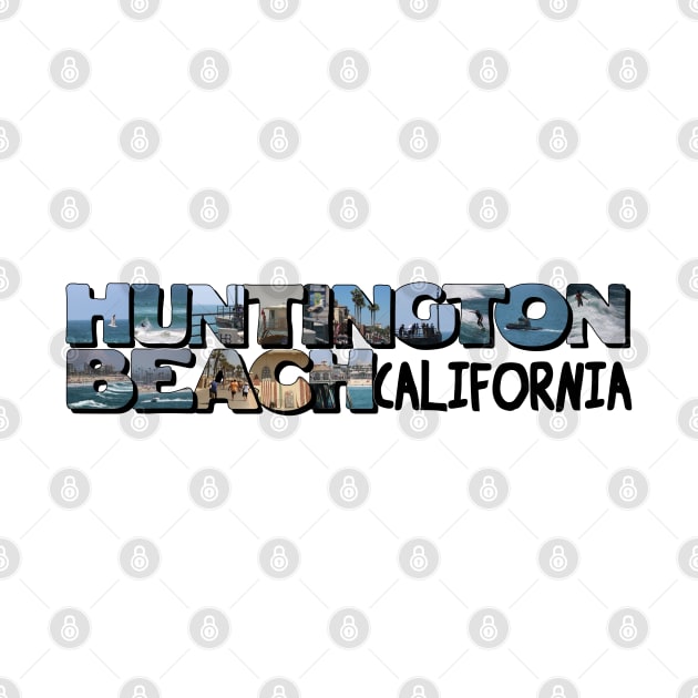 Huntington Beach California Big Letter by ButterflyInTheAttic