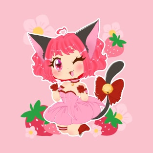 Mew Ichigo Strawberries T-Shirt