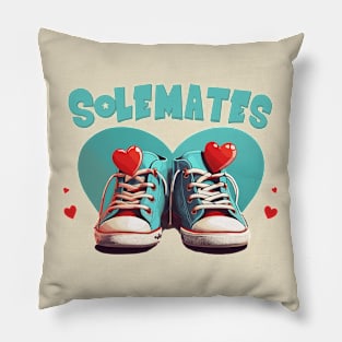 Solemates - Soul Mates Pun Pillow