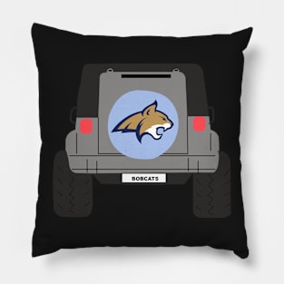 Montana Bobcats Car Art Pillow