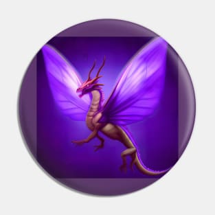 Purple Fairy Dragon Pin