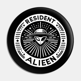 Resident Alien UFO Pin