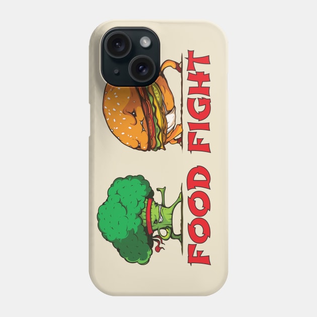 Food Fighting Martial Arts Masters Phone Case by extrinsiceye