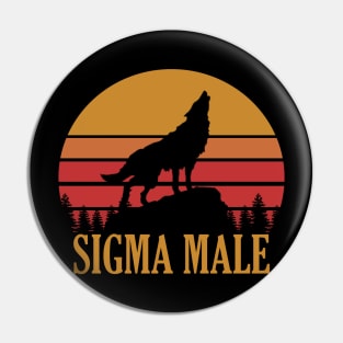 Sigma Male Vintage Pin