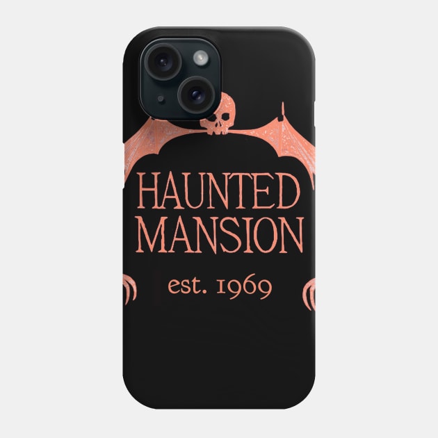 Haunted Mansion - Original logo - 50th Anniversary - Orange Phone Case by vampsandflappers