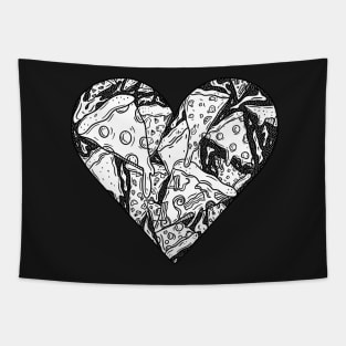 Pizza Heart Tapestry