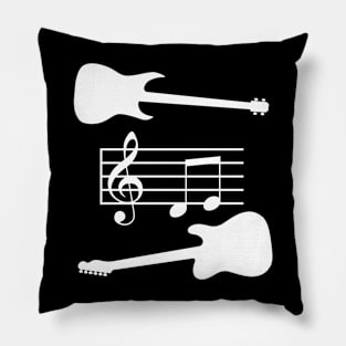 Guitar Notes Pillow