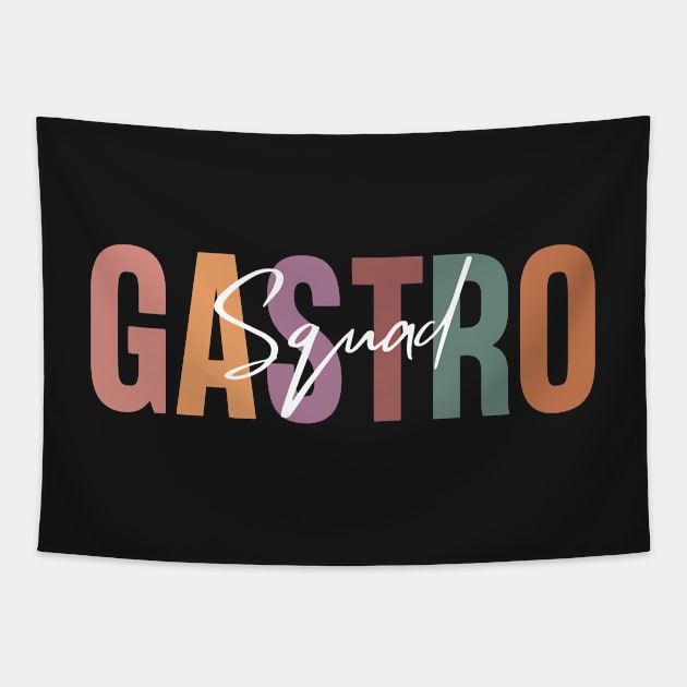 Gastro Squad, Gastroenterology Gift Tapestry by yass-art