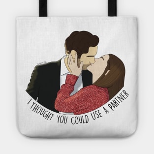 lucifer and chloe Tote