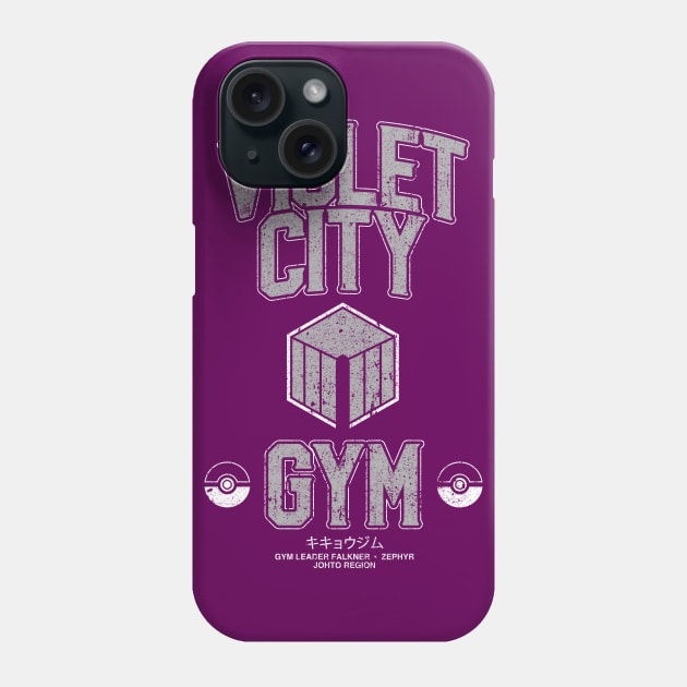 Violet City Gym Phone Case by huckblade