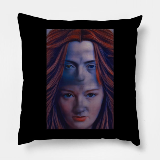 "Beneath the Neurotypical " from Kit Ludlow's "Orpheus: Lotus of the Outis" Pillow by Lord Amleth