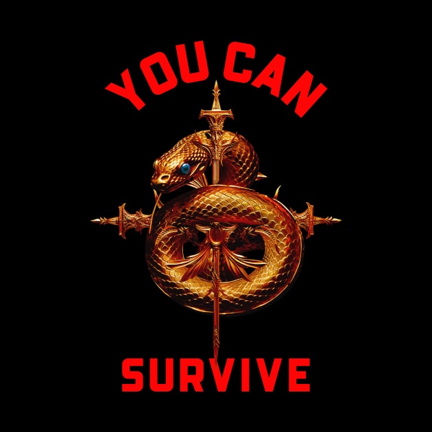 Hunger Games Snake - Survive by Tip Top Tee's