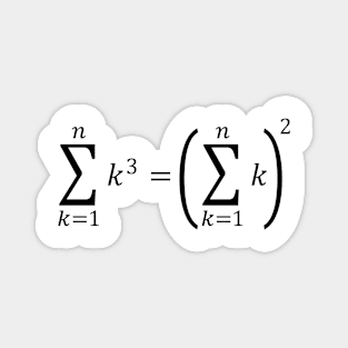 Sum Of Cubes - Math Basics Magnet