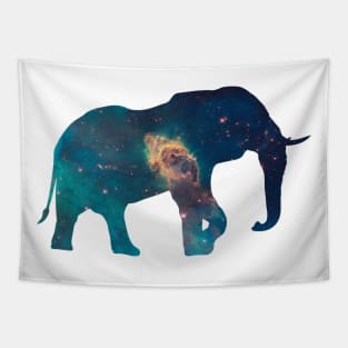 Elephant Ilustration Tapestry