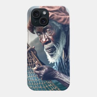 African Old Fisherman Phone Case