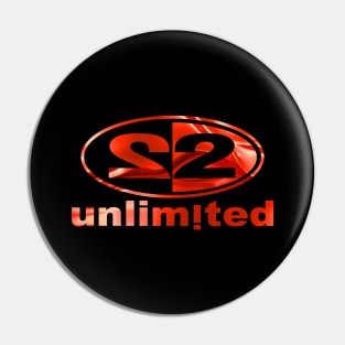 2 UNLIMITED - Red edition dance music 90s Pin