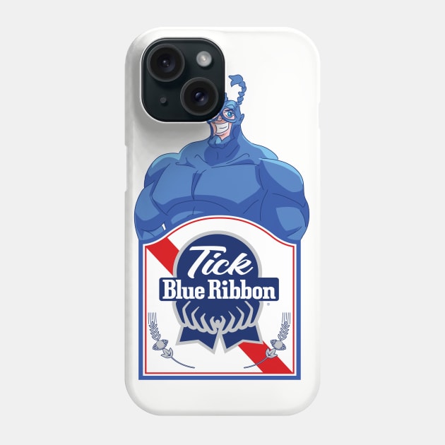 Tick Blue Ribbon Phone Case by Alema Art