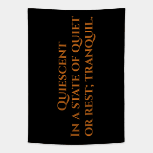 Happy words quiescent retro aesthetic Tapestry