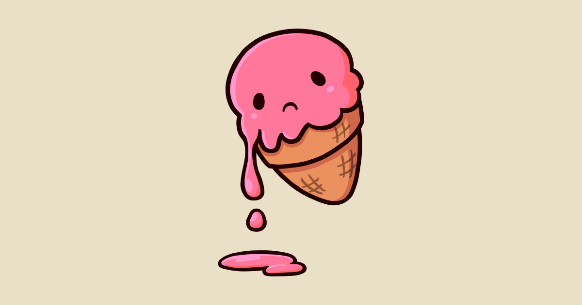 Sad Ice Cream Ice Cream T Shirt Teepublic