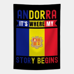 Andorra It's Where My Story Begins Tapestry
