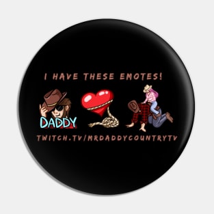 MrDaddyCountryTV  Emotes Brag Light Pin