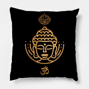 Buddha Meditation Zen Buddhism Om Harmony Pillow