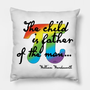 Child, father, pie Pillow