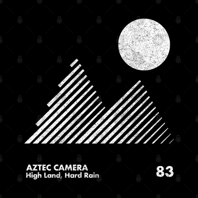 Aztec Camera / High Land, Hard Rain / Minimal Graphic Design Tribute by saudade