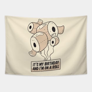 Toilet Paper funny Birthday gift Tapestry