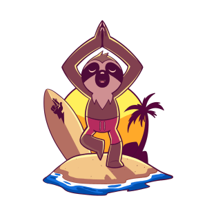 YOGA SLOTH RAYO T-Shirt