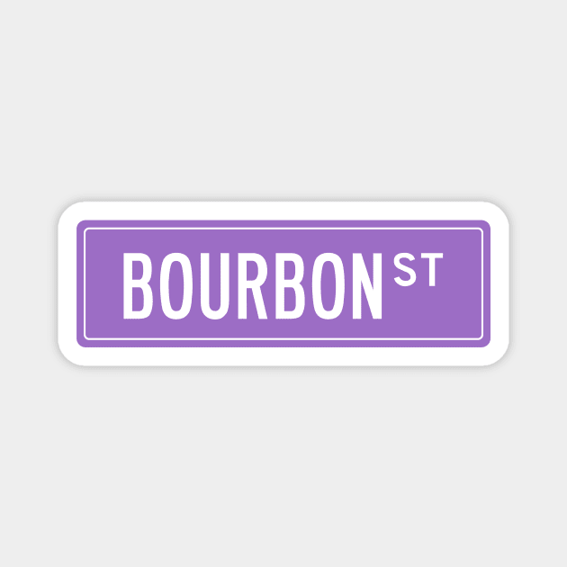 Bourbon st purple Magnet by annacush