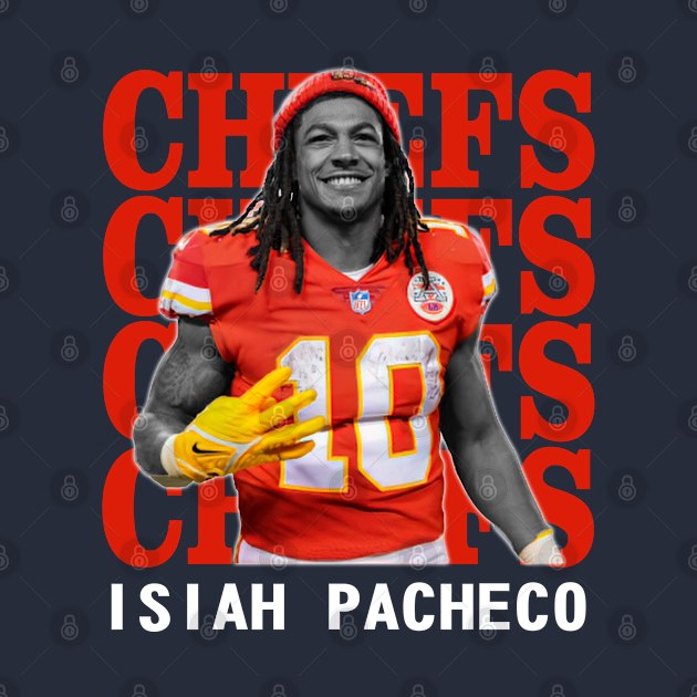 Kansas City Chiefs Isiah Pacheco 10 by Thejockandnerd