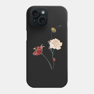 Floral Bouquet With Bee Phone Case