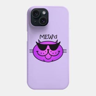 MEW'd - Purrple Phone Case