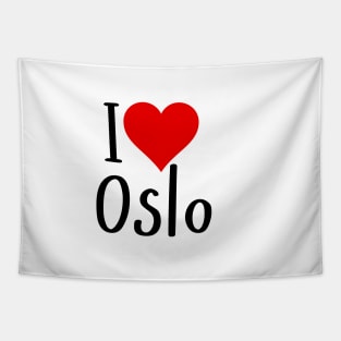 I Love Oslo Tapestry