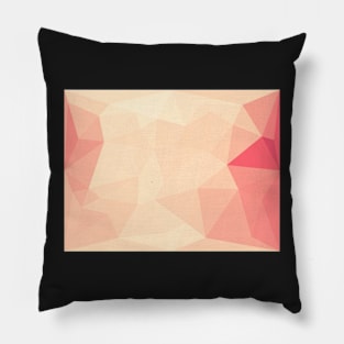Pink Geometric Pattern Pillow