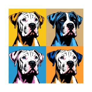 Pop Retro Dogo Argentino Art - Cute Puppy T-Shirt