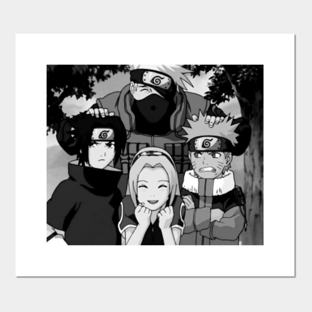 Team Seven Naruto Sasuke Kakashi Sakura Photo Naruto Shippuden
