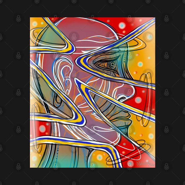 Abstract face design #5 by DaveDanchuk