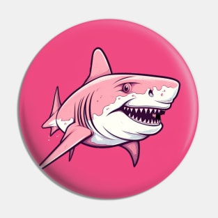 Cute Pink Shark Pin