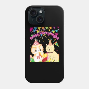 Anime party night Phone Case