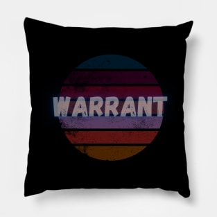 warrant Pillow