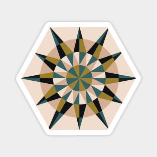 Kaleidoscope Retro Magnet