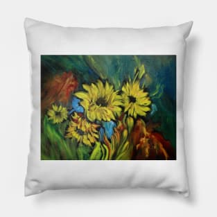 Sunflower Symphony No. 2 Pillow
